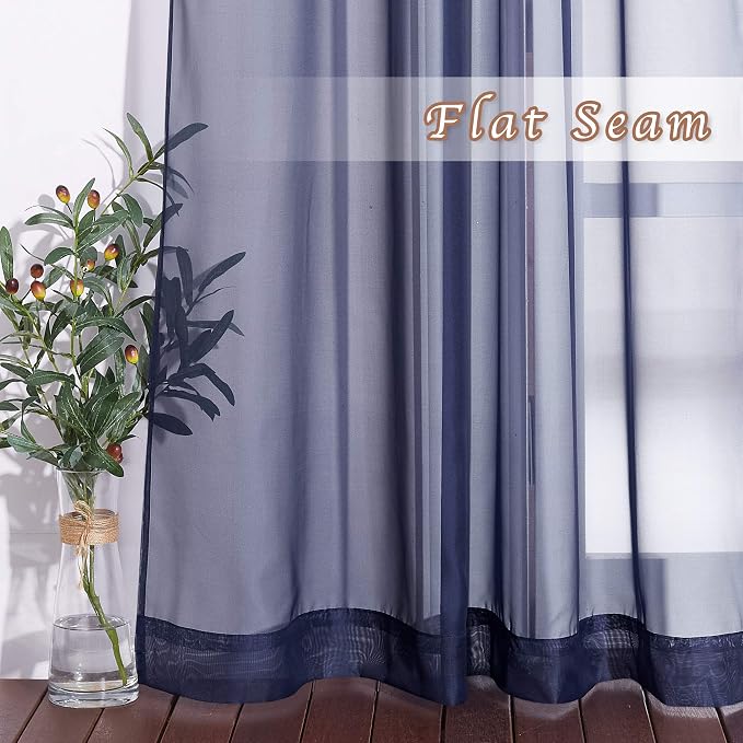 NICETOWN Sheer Voile Curtain Panels - Image 6