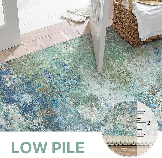 Area Rugs 6x9 for Living Room Bedroom, Modern Abstract Machine Washable Rug - Image 8