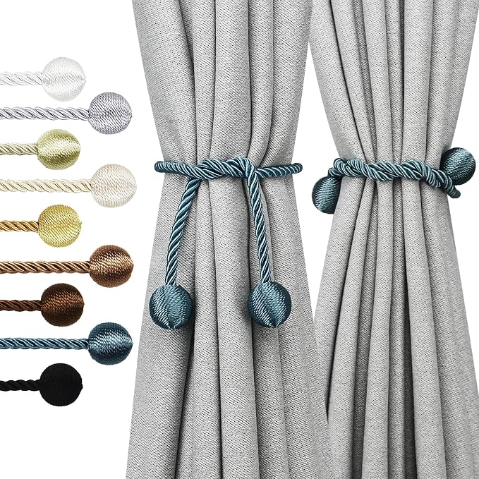 Curtain Tiebacks Outdoor Elegant Decorative Tie Backs Modern Rope Tiebacks by CurtianTiebacks