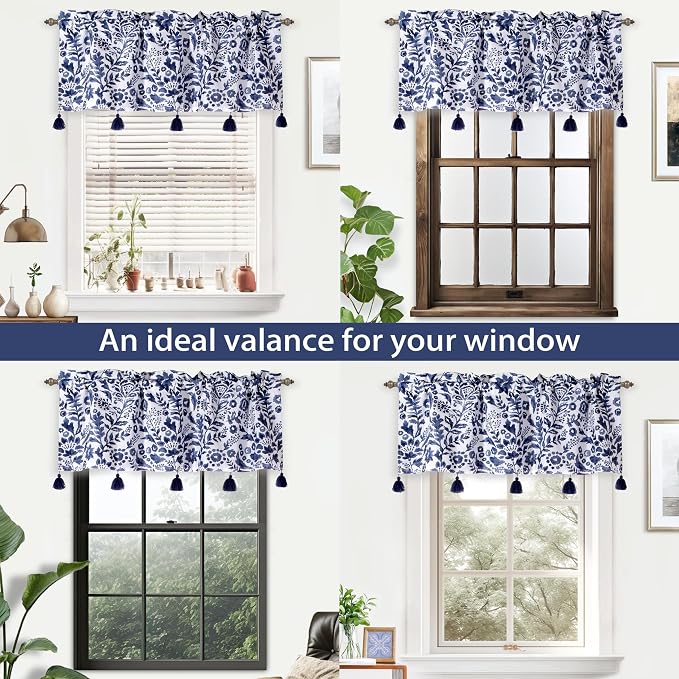 DriftAway Julia Lined Valance Double Layer Thermal Insulated Room Darkening - Image 7