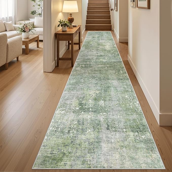 Runner Rug 2x10 Washable Non-Slip Hallway Runner Rugs - Image 2