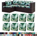 8Pcs Stretch Patio Cushion Covers, Outdoor Couch Covers Replacement, Outdoor by BIETYONE