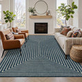 Latte&Fog 5x7 Area Rugs for Living Room Bedroom, Boho Non Slip Low Pile Carpet by LatteFog