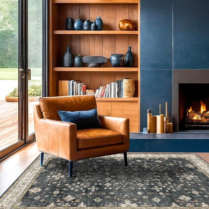 Boho Washable 4x6 Entryway Rug - Image 3