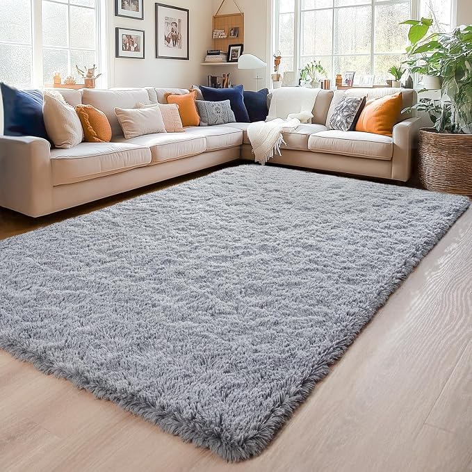 Chicrug Soft Area Rugs for Bedroom Living Room Plush Fluffy Rug 9x12 Feet - Image 2