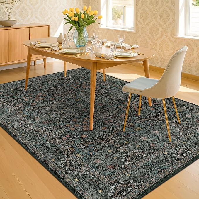 Dining Room Rugs for Under Table by HazoHaus
