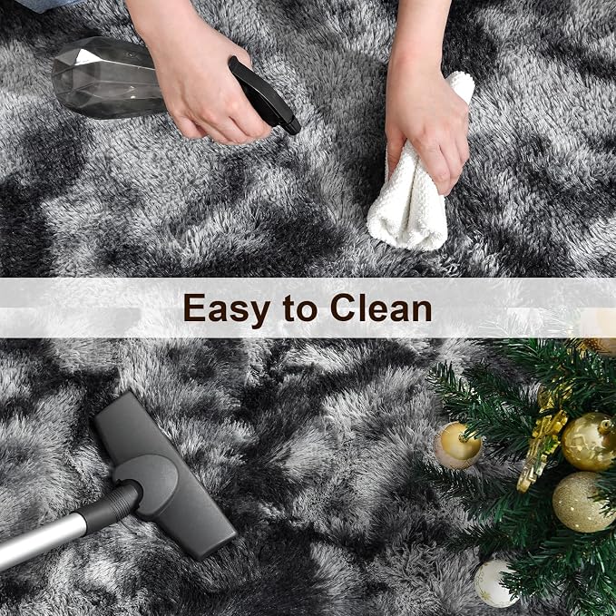 TWINNIS Super Soft Shaggy Rugs Fluffy Carpets 6x9 Feet, Indoor Modern Plush - Image 6
