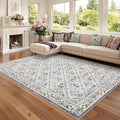 GarveeHome Living Room Rug 5x7 Rug Machine Washable Stain Resistant Area Rug by GarveeHome