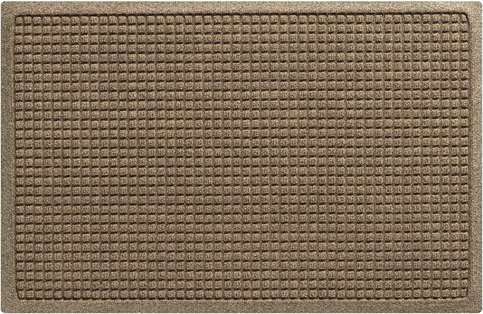 WaterHog Squares Front Door Mat Indoor Outdoor Entrance, All-Weather Mats | by WaterHog