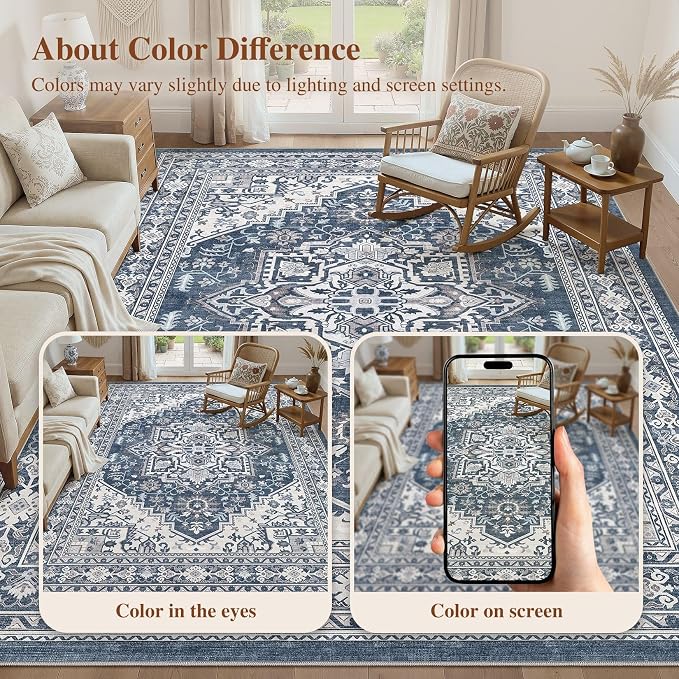 UERMEI 6x9 Area Rug for Living Room - Image 9