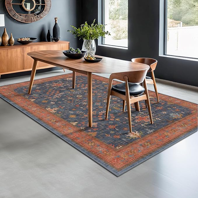 Hazo Haus 6x9 Dining Room Rugs for Under Table by HazoHaus