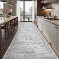 Washable Runner Rug 2.5x12, Non-Slip Long Bathroom Rugs Runner by Restydon