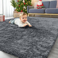 OLANLY Area Rugs for Living Room Bedroom, Machine Washable 4x5.9 ft Soft Fluffy by OLANLY