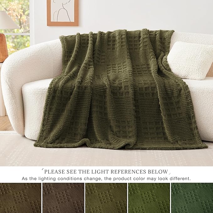 EXQ Home Fleece Throw Blanket for Couch or Bed - Image 6