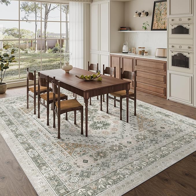 zesthome 8x10 Area Rugs for Living Room, Non-Slip Backing Washable Rugs - Image 8