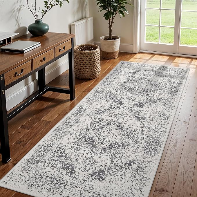 3x8 Washable Hallway Runner Rug by EISUROM