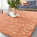 OLANLY Area Rugs for Living Room Bedroom, Machine Washable 4x5.9 ft Soft Fluffy by OLANLY