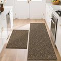 BEQHAUSE Kitchen Rugs and Mats 2PCS, Non-Slip Kitchen Mats by BEQHAUSE