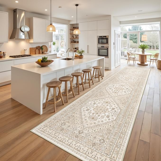 Kitchen Runner Rug Non Slip Washable 2.5x10, Soft Ultra-Thin Entryway Rug - Image 4
