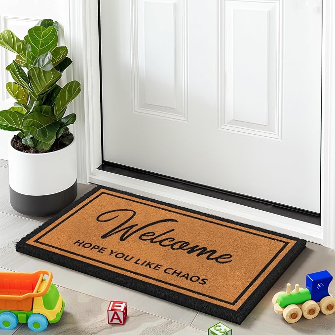 Barnyard Designs Natural Coco Coir Heavy Duty Backing Doormat - Image 2
