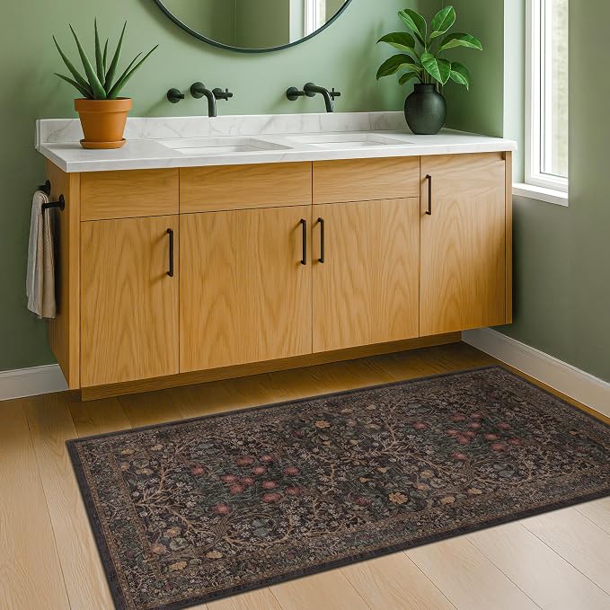 Dark Brown 2x4 Entryway Rug, Small Runners - Image 6