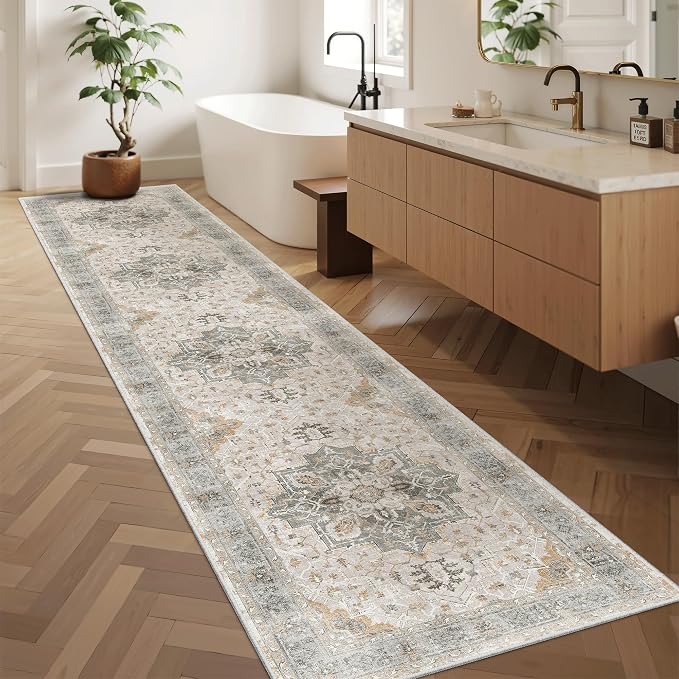 Madane Hallway Runner Rug 2x12, Long Washable Runner Rugs 12ft - Image 3