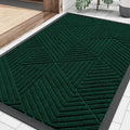 Smiry Front Door Mat Outside Entrance, Heavy Duty Sturdy Natural Rubber Doormat by Smiry