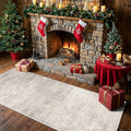 Washable 2x6 Thin Runner Rug: Abstract Soft Entryway Doormat Water-Resistan by HYHAOYUNLAI