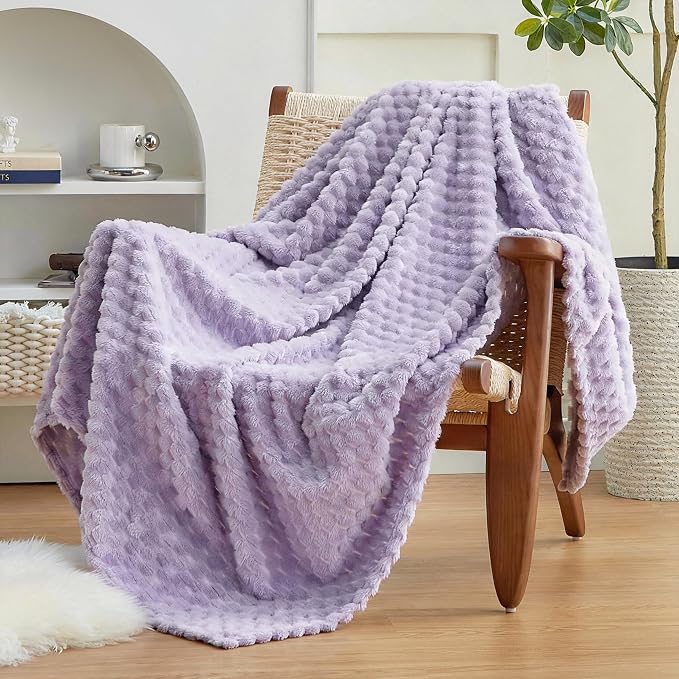 EXQ Home Fleece Throw Blanket for Couch or Bed by EXQHomeTexitleCoLtd