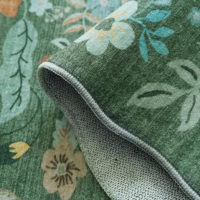 Washable 3x5 Entryway Area Rugs: Ultra Soft Low Pile Carpet - Image 5