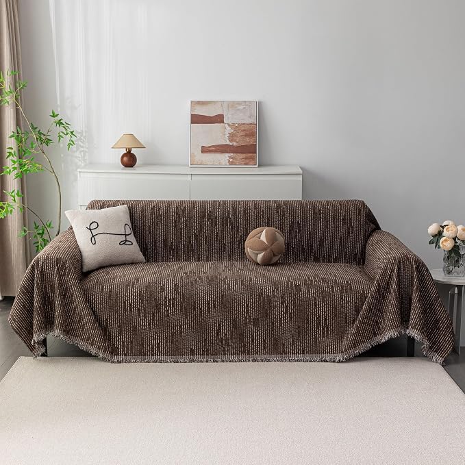 MYSKY HOME Couch Covers for 3 Cushion Couch Sofa, Sectional Couch Cover L Shape - Image 2