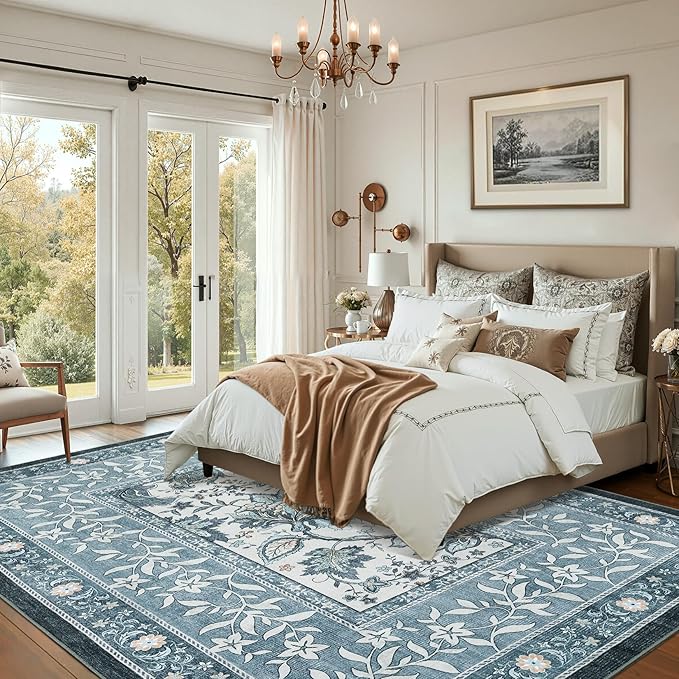 GarveeHome Provence 8x10 Area Rugs - Image 2