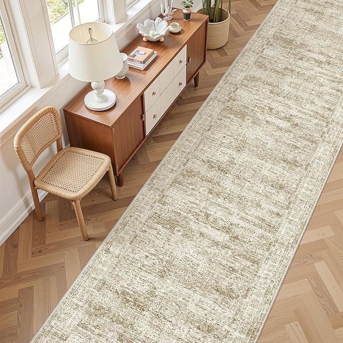 3x16 Washable Runner Rug for Hallway, Non-Slip Long Hallway Runner for Entryway - Image 5