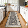 TOPRUUG Washable 2x8 Runner Rug: Vintage Non-Slip Stain Resistant Rug Low Pile by TOPRUUG