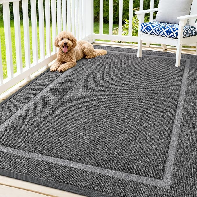 OLANLY Front Door Mat Indoor Outdoor Entrance, Waterproof All-Season, by OLANLY