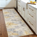 2x5 Washable Kitchen Runner Rug: Modern Abstract Runners by Ksrau