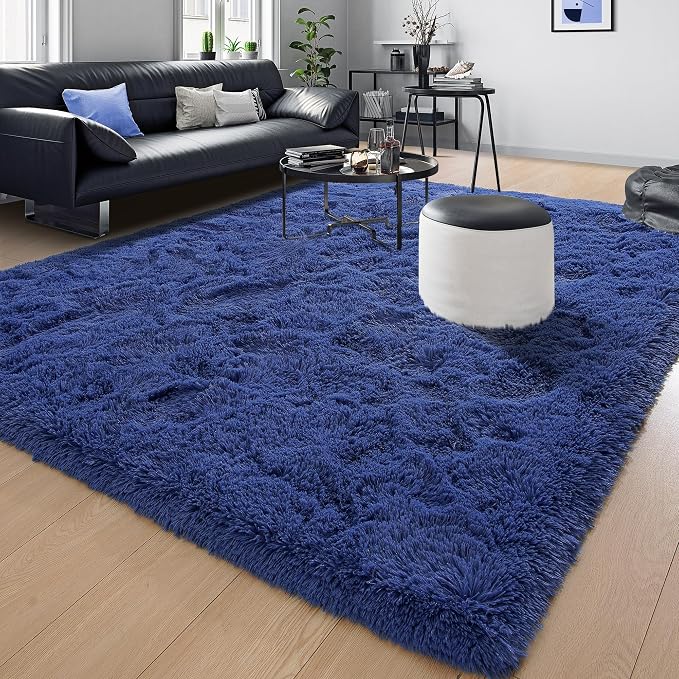 Tepook Fluffy Large Rugs for Living Room, Shag Area Rug 6x9 Soft Carpet for - Image 8