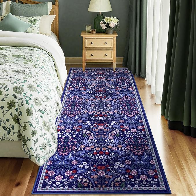 Runner Rug for Entryway: 2.6x8 Kitchen Rugs Non Slip Washable Ultra-Thin Soft - Image 2