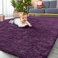 OLANLY Area Rugs for Living Room Bedroom, Machine Washable 4x5.9 ft Soft Fluffy by OLANLY
