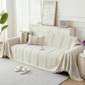 Couch Cover for Dogs, Boho Sofa Covers for 3 Cushion Couch, Chenille Sofa by KaviKon