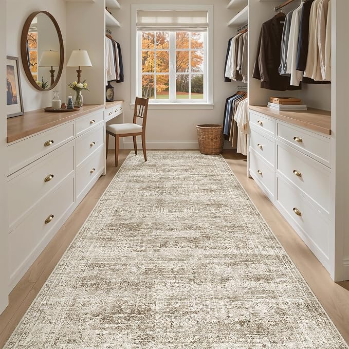 4x10 Wide Hallway Runner Rug: Washable Soft Rug Runners - Image 4