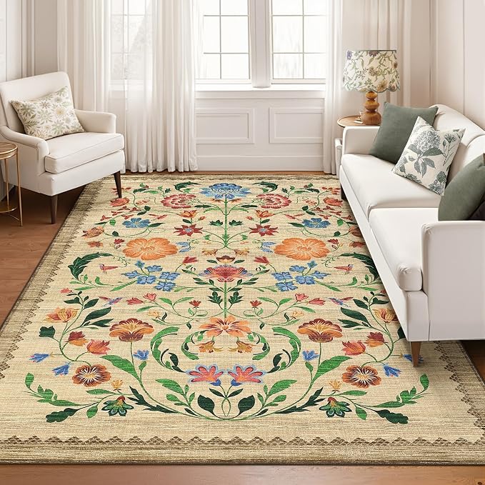 GarveeHome Washable Rug 8x10 Area Rugs by GarveeHome