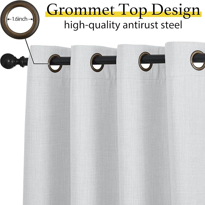 NICETOWN Farmhouse Blackout Small Curtains - Image 3