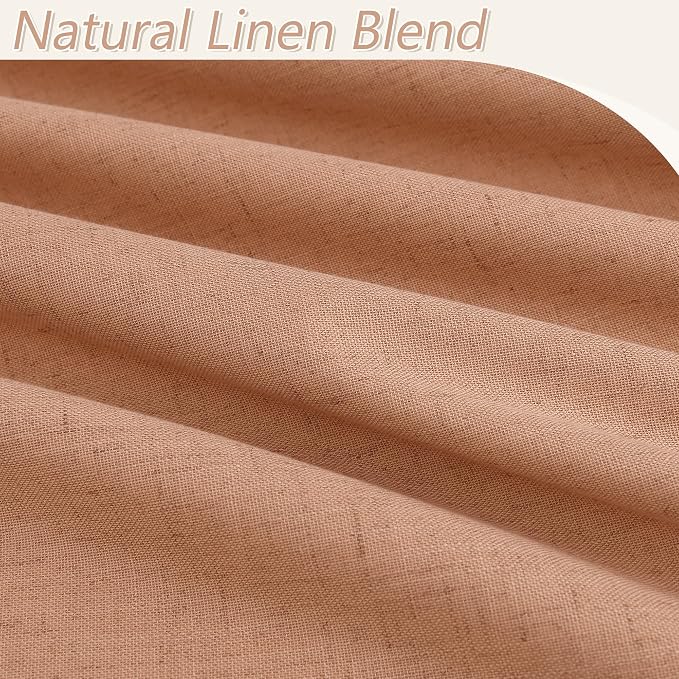 Guken 100% Blackout Curtains 84 Inch Length 2 Panels Set - Image 3