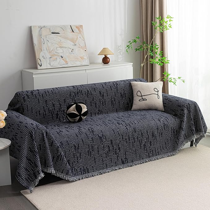 MYSKY HOME Couch Covers for 2 Cushion Couch Sectional Sofa, L Shape Sofa by MYSKYHOME