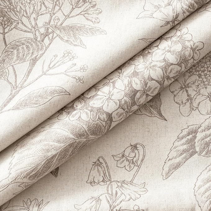 Set of 2 Decorative Floral Pillow Covers 18x18 Inch Light Camel | Neutral - Image 2