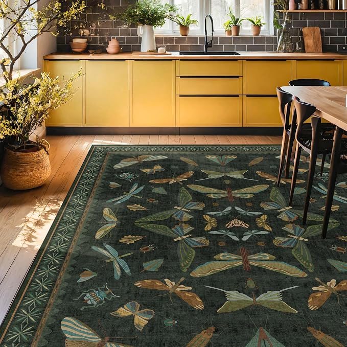 Hazo Haus Forest Green Rugs for Living Room - Image 3