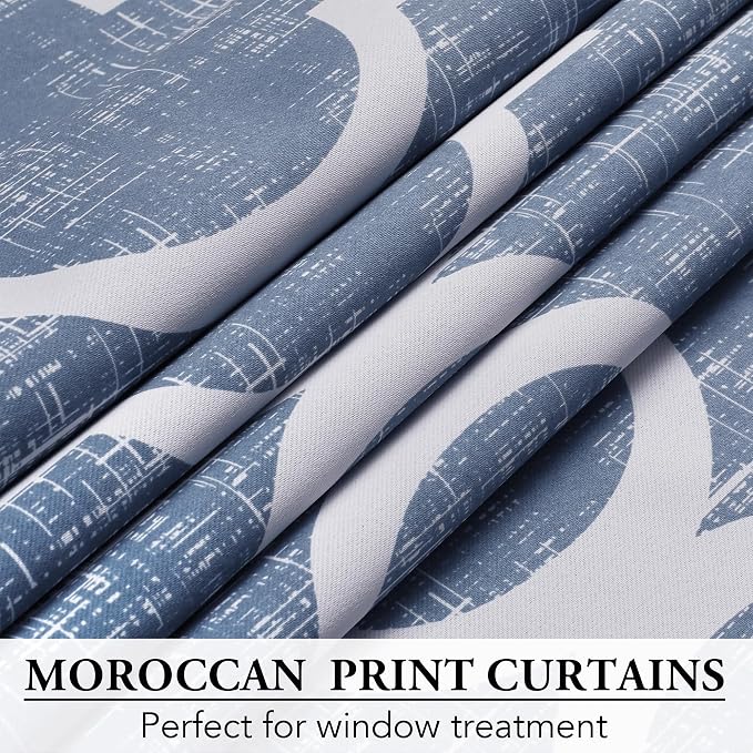 Beauoop 100% Blackout Curtains 84 Inches Long 2 Panels - Image 6