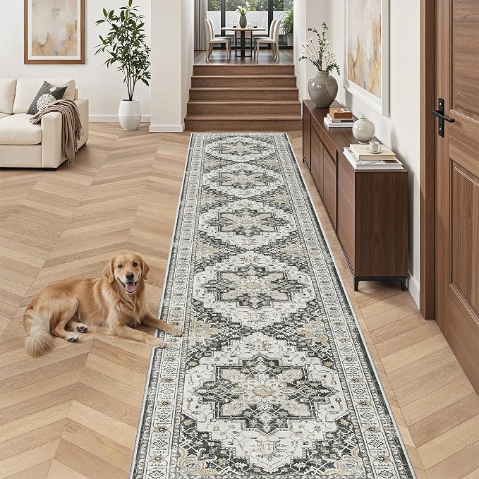 Madane Hallway Runner Rug 2'6''x16' Kitchen Runner by Madane