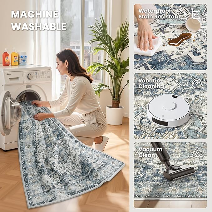 zesthome 8x10 Area Rugs-Washable Rug - Image 5